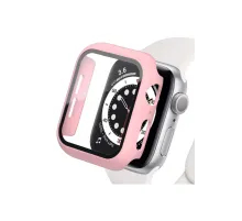 Apple Watch 44mm Camlı Kasa Ekran Koruyucu - Rose