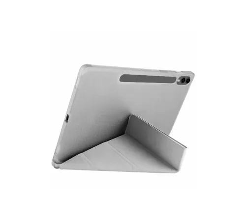 Samsung Galaxy X510 Tab S9 FE 11 Kılıf Kalemlikli Mars Tablet Kılıfı - Koyu Gri