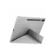 Samsung Galaxy X510 Tab S9 FE 11 Kılıf Kalemlikli Mars Tablet Kılıfı - Koyu Gri