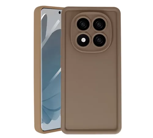 Xiaomi Redmi Note 14 Pro 4G Kılıf Viera Silikon - Kahverengi