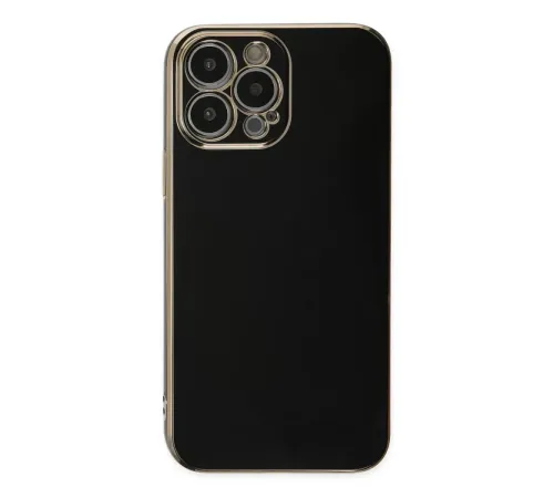 Apple iPhone 15 Pro Max Kılıf Volet Silikon - Siyah