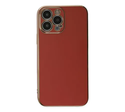 Apple iPhone 15 Pro Max Kılıf Volet Silikon - Kırmızı
