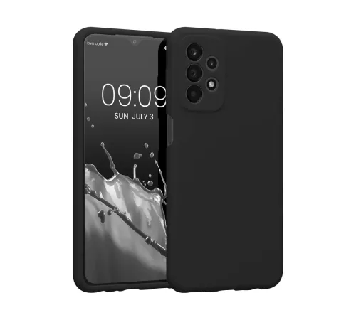 Samsung Galaxy A73 5G Kılıf First Silikon - Siyah