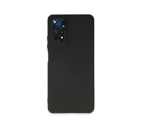 Xiaomi Redmi Note 11 Kılıf First Silikon - Siyah