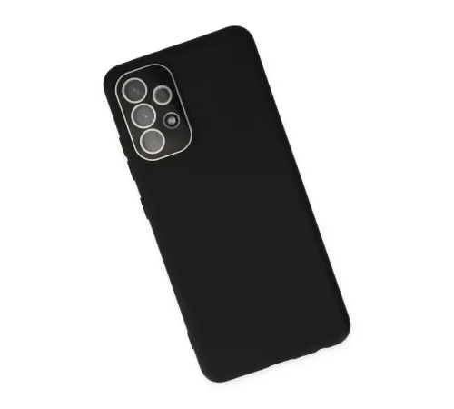 Samsung Galaxy A33 5G Kılıf Lansman Glass Kapak - Siyah