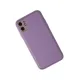 Apple iPhone 12 Kılıf Coco Deri Silikon Kapak - Lila
