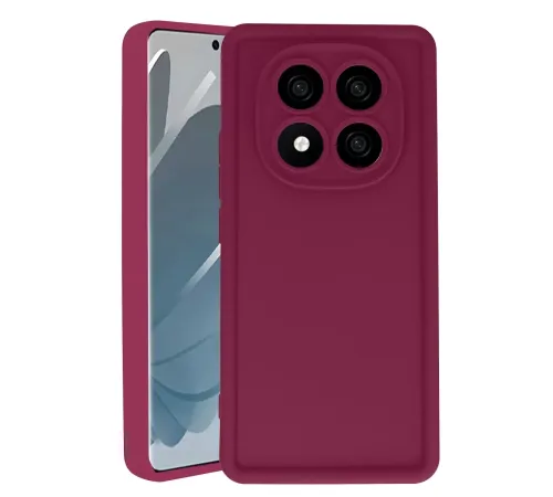 Xiaomi Redmi Note 14 Pro 4G Kılıf Viera Silikon - Bordo