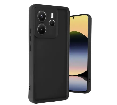 Xiaomi Redmi Note 14 4G Kılıf Viera Silikon - Siyah