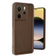 Xiaomi Redmi Note 14 4G Kılıf Viera Silikon - Kahverengi