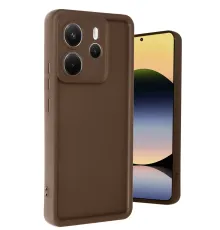Xiaomi Redmi Note 14 4G Kılıf Viera Silikon - Kahverengi