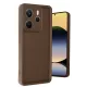 Xiaomi Redmi Note 14 4G Kılıf Viera Silikon - Kahverengi