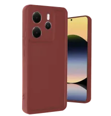 Xiaomi Redmi Note 14 4G Kılıf Viera Silikon - Bordo