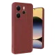 Xiaomi Redmi Note 14 4G Kılıf Viera Silikon - Bordo