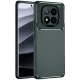 Xiaomi Redmi Note 14 Pro 4G Kılıf Auto Focus Karbon Kapak - Koyu Yeşil