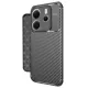 Xiaomi Redmi Note 14 4G Kılıf Auto Focus Karbon Kapak - Siyah