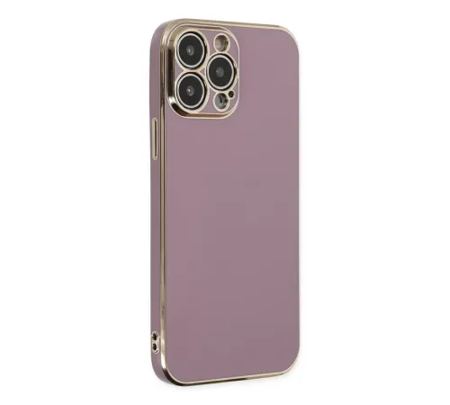 Apple iPhone 15 Pro Max Kılıf Volet Silikon - Mor