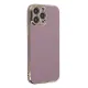 Apple iPhone 15 Pro Max Kılıf Volet Silikon - Mor