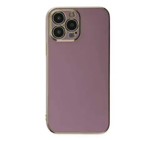 Apple iPhone 15 Pro Max Kılıf Volet Silikon - Mor