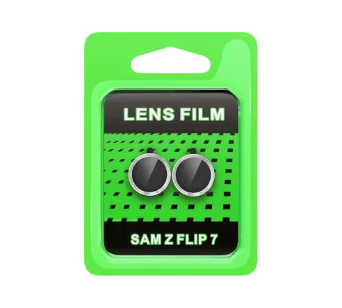 Samsung Galaxy Z Flip 7 Raze Metal Kamera Lens - Gümüş