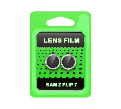 Samsung Galaxy Z Flip 7 Raze Metal Kamera Lens - Gümüş