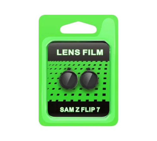 Samsung Galaxy Z Flip 7 Raze Metal Kamera Lens - Siyah