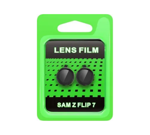 Samsung Galaxy Z Flip 7 Raze Metal Kamera Lens - Siyah