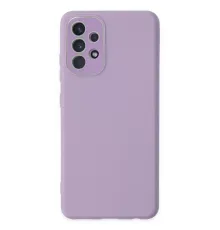 Samsung Galaxy A33 5G Kılıf Lansman Glass Kapak - Lila