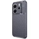Xiaomi Redmi Note 14 4G Kılıf Auto Focus Karbon Kapak - Lacivert
