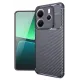 Xiaomi Redmi Note 14 4G Kılıf Auto Focus Karbon Kapak - Lacivert