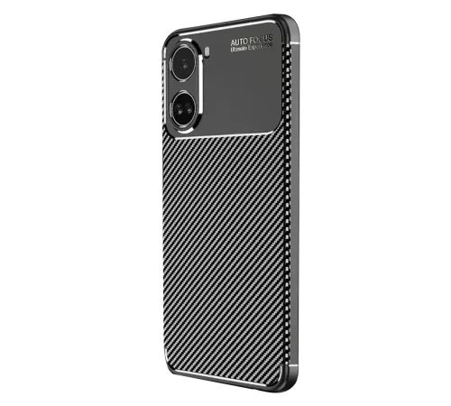 Xiaomi Poco X7 Pro Kılıf Auto Focus Karbon Kapak - Siyah