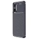 Xiaomi Poco X7 Pro Kılıf Auto Focus Karbon Kapak - Lacivert