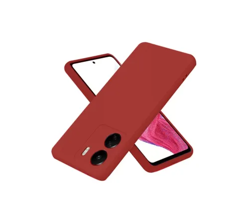 Xiaomi Redmi 13C Kılıf First Silikon - Bordo
