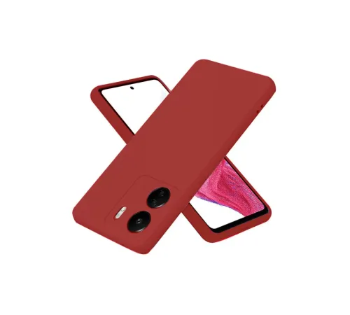 Xiaomi Redmi 13C Kılıf First Silikon - Bordo