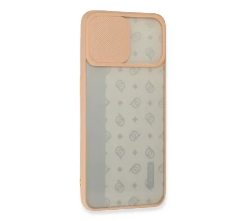 Reno 4 Lite Kılıf Palm Buzlu Kamera Sürgülü Silikon - Pembe