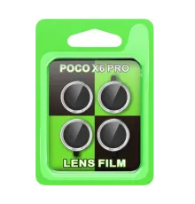 Xiaomi Poco X6 Pro Raze Metal Kamera Lens - Gümüş
