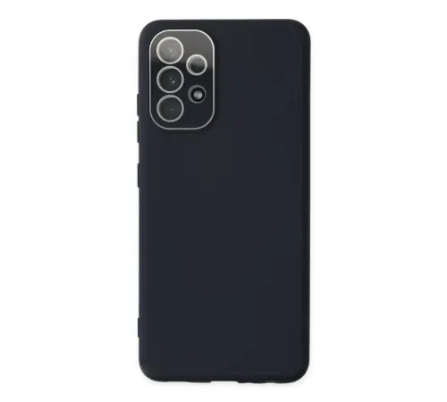 Samsung Galaxy A53 5G Kılıf Lansman Glass Kapak - Lacivert
