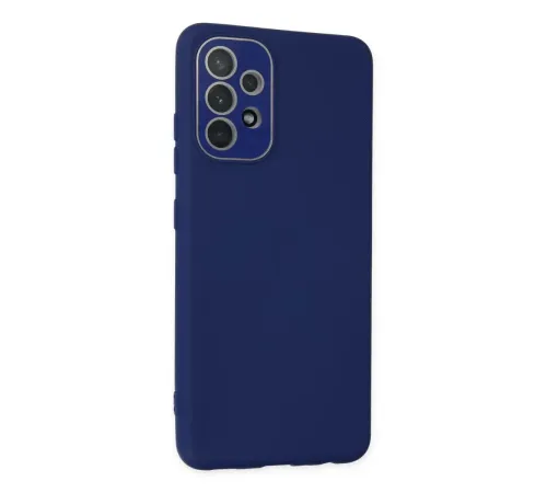 Samsung Galaxy A53 5G Kılıf Lansman Glass Kapak - Sky Blue