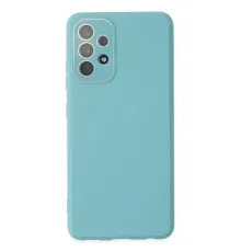 Samsung Galaxy A53 5G Kılıf Lansman Glass Kapak - Turkuaz