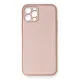 Apple iPhone 12 Pro Kılıf Coco Deri Silikon Kapak - Pembe