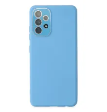 Samsung Galaxy A53 5G Kılıf Lansman Glass Kapak - Mavi