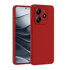 Xiaomi Redmi Note 14 4G Kılıf First Silikon - Kırmızı