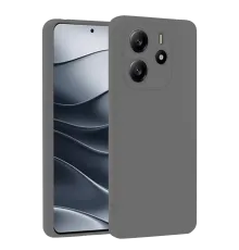 Xiaomi Redmi Note 14 4G Kılıf First Silikon - Gri