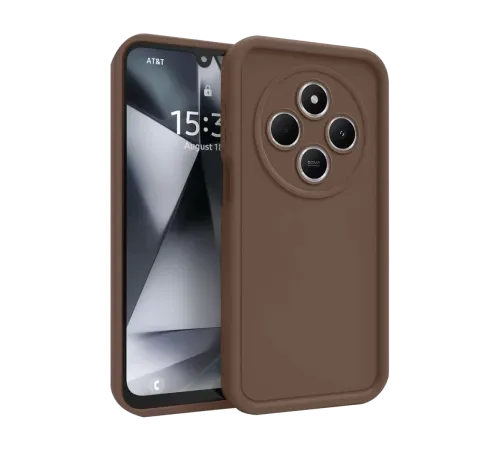 Xiaomi Redmi 14C Kılıf Viera Silikon - Kahverengi