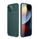 Apple iPhone 14 Kılıf Auto Focus Karbon Kapak - Koyu Yeşil