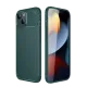 Apple iPhone 14 Kılıf Auto Focus Karbon Kapak - Koyu Yeşil