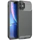 Apple iPhone 11 Kılıf Auto Focus Karbon Kapak - Siyah