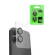 Apple iPhone 16 Raze Metal Kamera Lens - Siyah