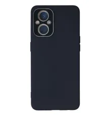 Reno 7 Lite Kılıf Lansman Glass Kapak - Lacivert