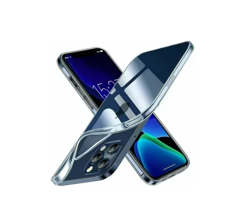 Apple iPhone 15 Pro Kılıf Lüx Şeffaf Silikon