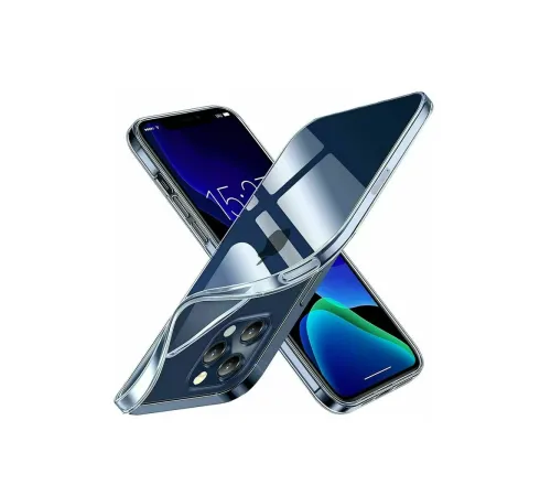 Apple iPhone 15 Pro Kılıf Lüx Şeffaf Silikon